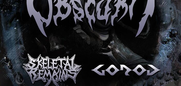 El mes que viene llega la gira de Obscura con Skeletal Remains y Gorod