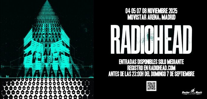 Radiohead dará cuatro conciertos en Madrid este noviembre
