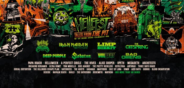 Cartel de Hellfest 2026. Quedan 220 días para la cita del metal en Clisson