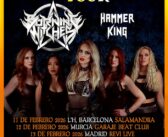 Gira de Burning Witches para Febrero
