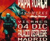 Papa Roach anuncia concierto en Madrid en diciembre